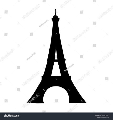 Best Eiffel Tower Outline Royalty-Free Images, Stock Photos & Pictures ...