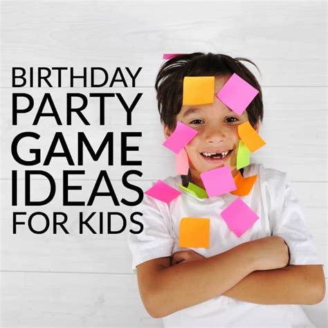 Birthday Party Game Ideas For Kids Mommy Moment