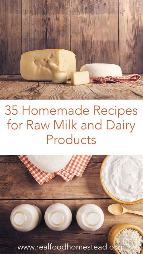 35 homemade recipes for raw milk and dairy products – Artofit