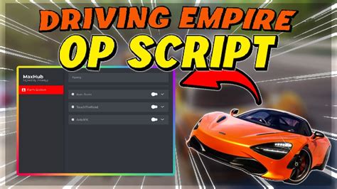 Driving Empire Script Gui Hack Auto Farm Infinite Money Race Farm Pastebin 2024 Youtube