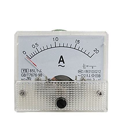 Baomain Analog L Ac A Rectangle Analog Panel Ammeter Gauge Multi