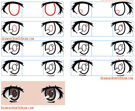 How To Draw Eyes Anime Manga Drawing Anime Eyes Easy Step By Step