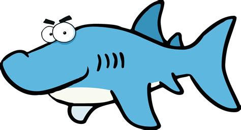 cartoon shark fun  cute images  sharks