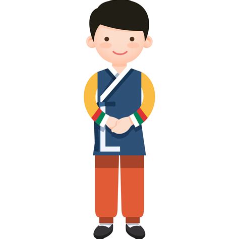 Man in North Korea national costume 24031465 PNG