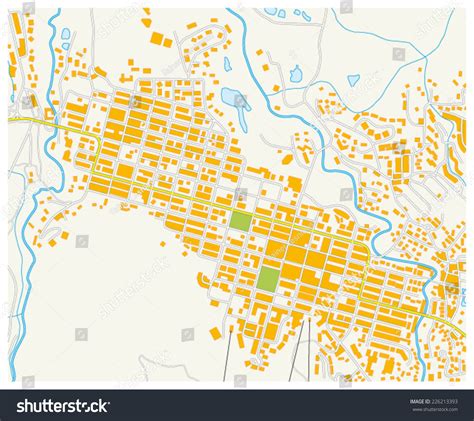 Aspen Colorado City Map Stock Vector (Royalty Free) 226213393 ...