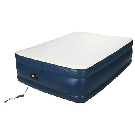 Airtek Raised Memory Foam Full-size Air Bed With Built-in Pump ...