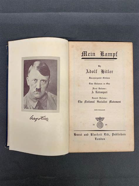 Third Reich German Ww Interest Mein Kampf My Struggle By Adolf