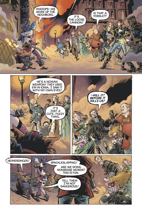 Ziggs And Jinx Paint The Town Comics Universe Of League Of Legends