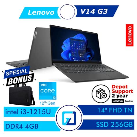 Jual Lenovo V14 G3 Iap Intel Core I3 Gen 12 Ram 4gb Ssd 256gb 14 Fhd