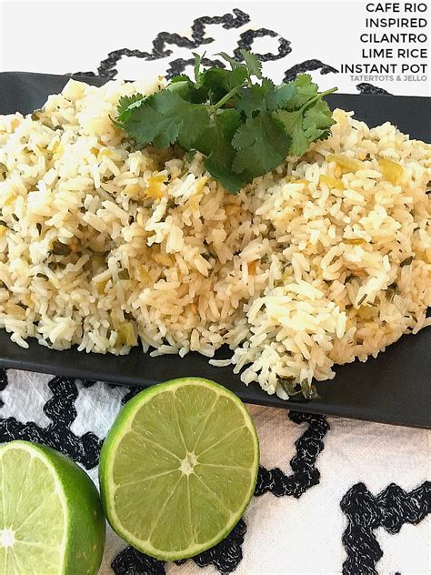 Instant Pot Cafe Rio Cilantro Lime Rice Recipe