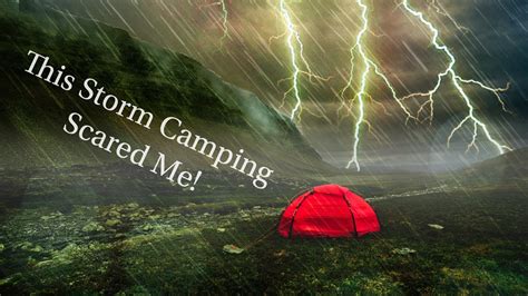 Solo Camping In Heavy Lightning Thunderstorm Scariest Arctic Rain