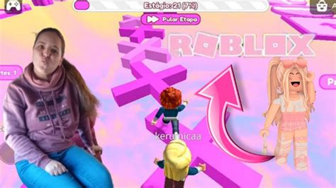 Gostei Desse Parkour Rosa Pink Obby Roblox Youtube