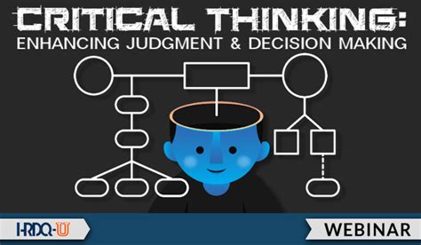 Free Critical Thinking Skills Webinars Hrdq U