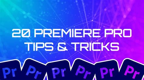 20 MUST KNOW Premiere Pro TIPS TRICKS YouTube