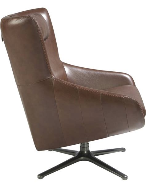 Fauteuil Pivotant Angel Cerda En Cuir Pour Touche D L Gance