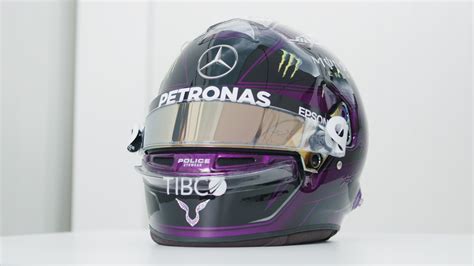 Hamilton Reveals Revised 2020 Helmet Livery Motorsport Week