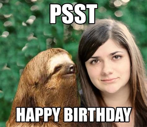 Happy Birthday Sloth Meme