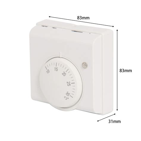 Raumthermostat Fu Bodenheizung Aufputz Mit Ein Aus Schalter