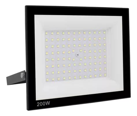 Reflector LED RY Refletor Led Holofote Slim Refletor SMD 200W Con Luz