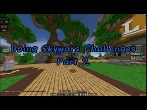 Doing Skywars Challenges Part Two Skywars Commentary No Blocks