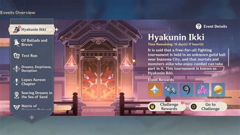 Genshin Impact Hyakunin Ikki Event Gameplay Guide And Tips