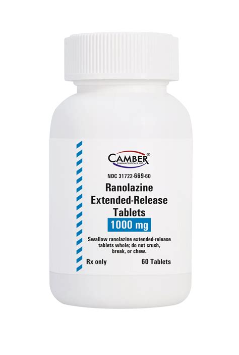 Ranolazine Er Camber Pharmaceuticals