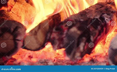 Firewood In Oven And Fireplace Wood Burning Fire Firewood In