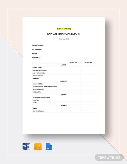 Quarterly Report Template Small Business 7 Professional Templates Professional Templates