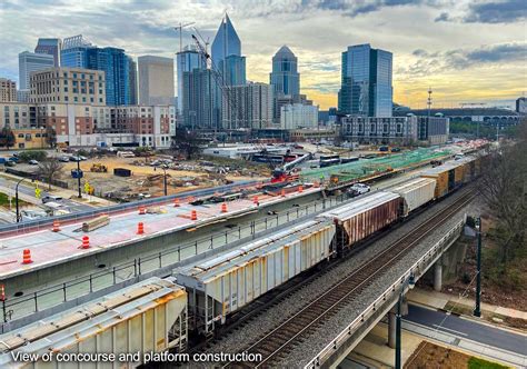 NC By Train on Twitter: "Phase 1 of the Charlotte Gateway Station Project is 90% complete! 🚉 ...