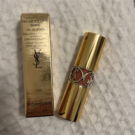Yves Saint Laurent Makeup Ysl Rouge Volupte Shine Oilinstic Nude Lingerie 5 Poshmark