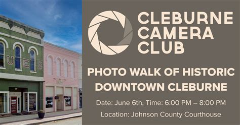 Cleburne Camera Club’s Photo walk of Historic Downtown Cleburne – JN ...