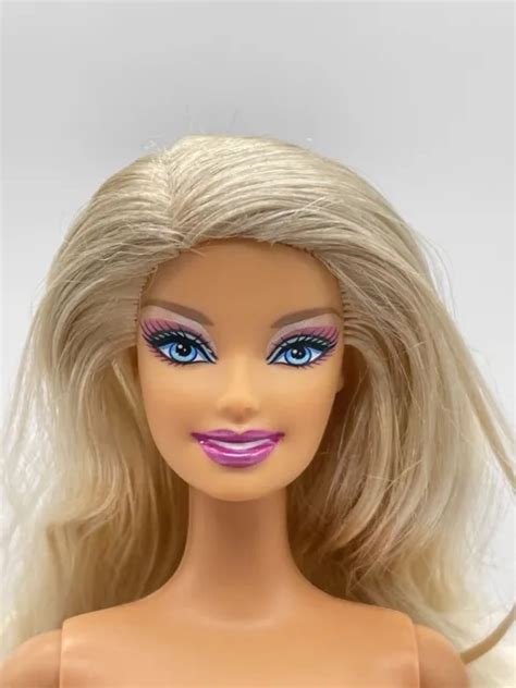 Barbie Generation Girl Ceo Head Nude Blonde Body Articulated Knees Picclick Uk