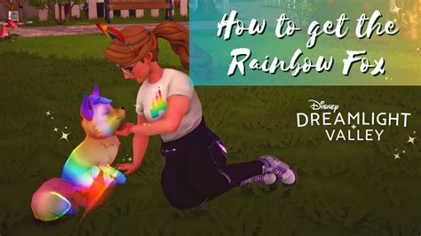 How To Get The Rainbow Fox Disney Dreamlight Valley Youtube