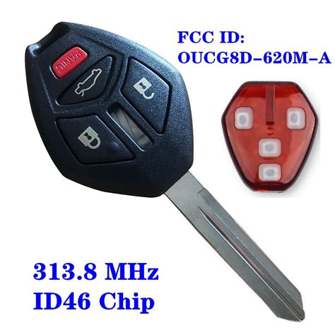 Transponder Id46 Chip 313 8mhz Car Remote Key Oucg8d 620m A For