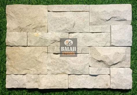 12mm Beige Natural Stone Wall Cladding 100x300 Mm At Rs 240 Sq Ft In