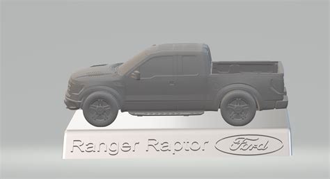 Free Stl File Ford Raptor F D Model Car Custom D Printing Stl File