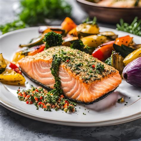 Parmesan Herb Salmon – Baked Salmon With Parmesan – IYWUO