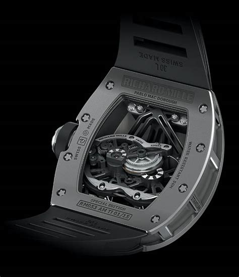 La Cote Des Montres La Montre Richard Mille Tourbillon Rm Pablo