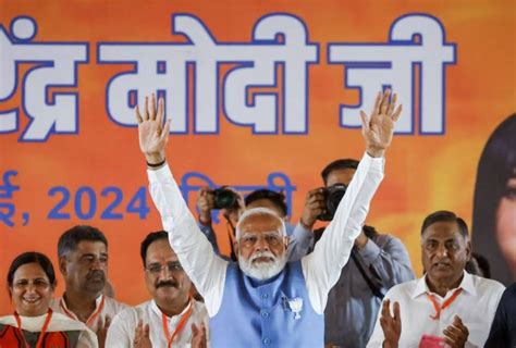 India Exit Polls Predict Big Majority For Modis Bjp Led Alliance