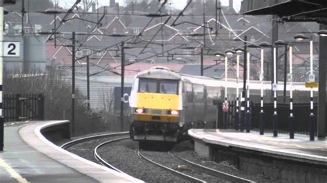 Hst And Class 91 Pass Through Grantham Station 13 04 2013 Youtube