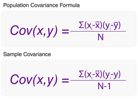 Covariance Formula Expected Value