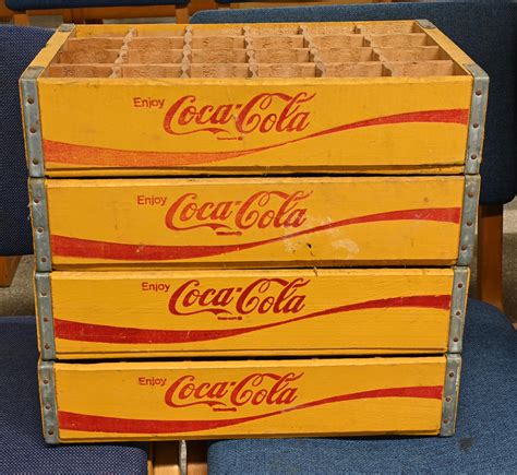 Sold Price Vintage Coca Cola Rare Wooden Bottle Crates March 5 0121