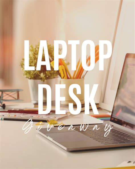 Laptop Desk Giveaway • Steamy Kitchen Recipes Giveaways