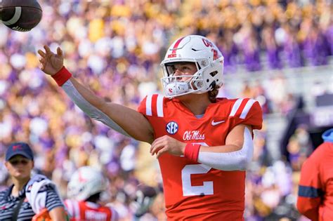 Ole Miss Football Score Vs Lsu Live Updates Of Lane Kiffin Jaxson Dart Vs Brian Kelly