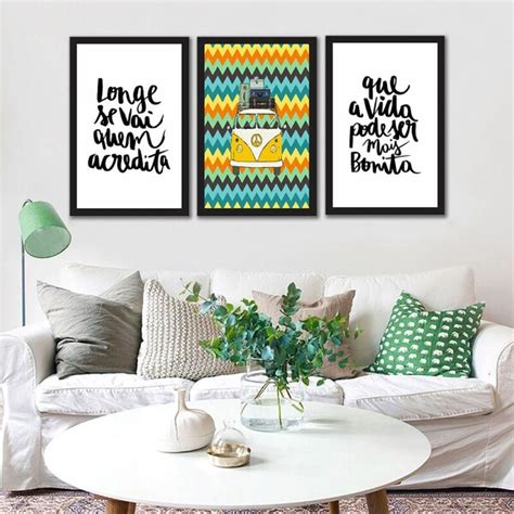 Kit Quadros Decorativos Frases Motivacionais M Leroy Merlin