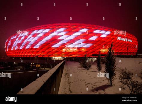 Archiviato Gennaio Baviera Monaco L Allianz Arena