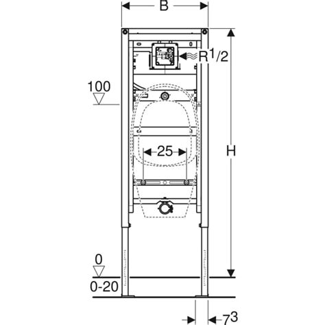 Geberit Duofix Element Za Pisoar Cm Tamaro Geberit Katalog