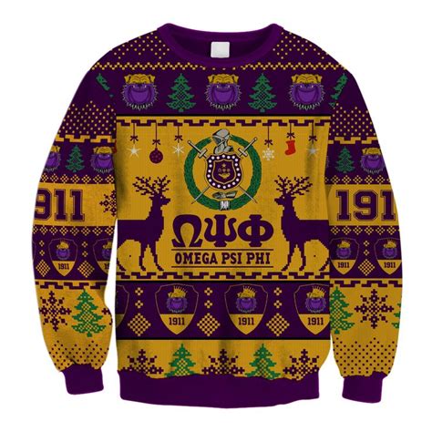 Greek Life Sweatshirt Lux Omega Psi Phi Bulldog Greek Letter