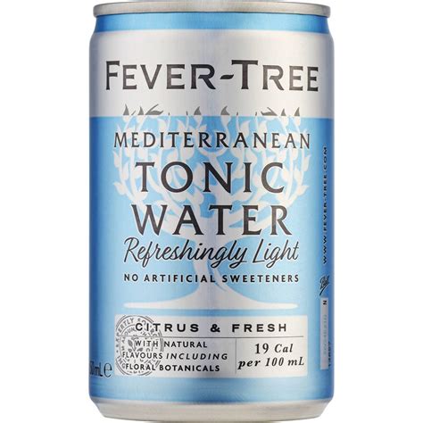 Fever-tree Mediterranean Light Tonic Water 8 X 150ml | Woolworths