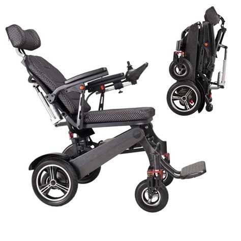 Folding Magnesium Wheel Chair Battery Operated Electric Reclining